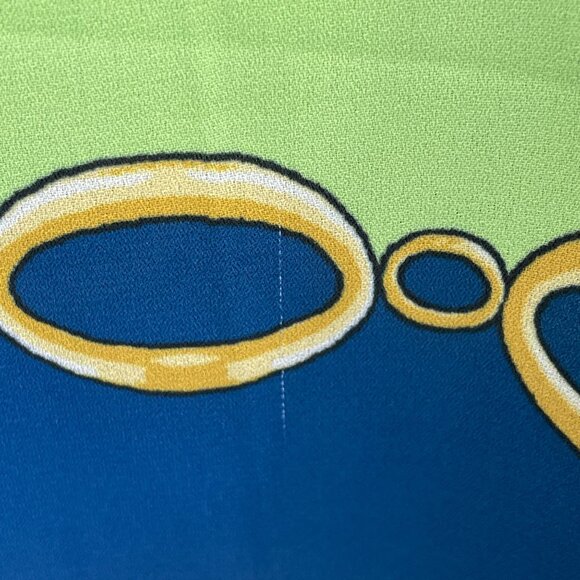 Belle Kim Gravel Womens Plus 3X Floral Chain Poncho Top Vibrant Multicolor Shirt - Picture 8 of 13